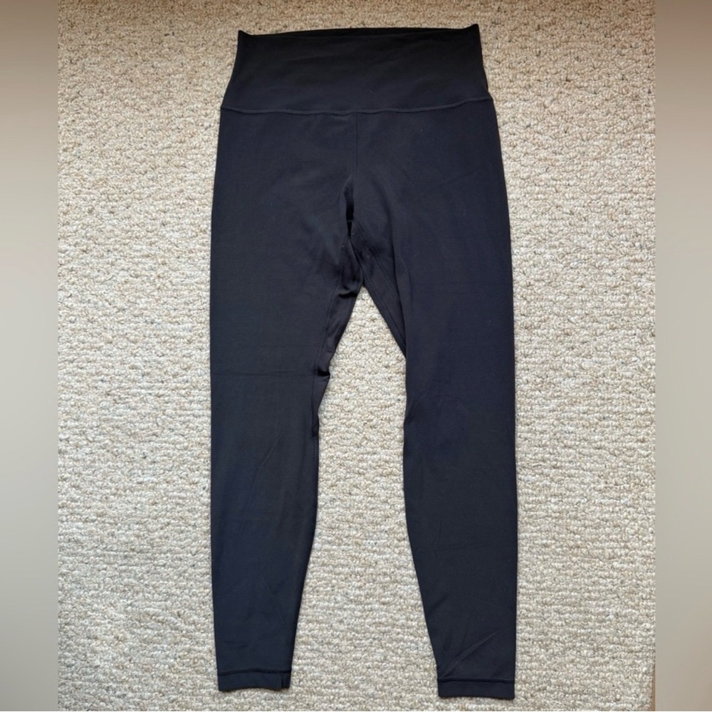LULULEMON Black High-Waisted Align Leggings 28” Size 10